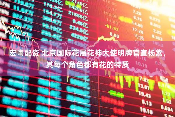 宏粤配资 北京国际花展花神大使明牌官宣杨紫，其每个角色都有花的特质